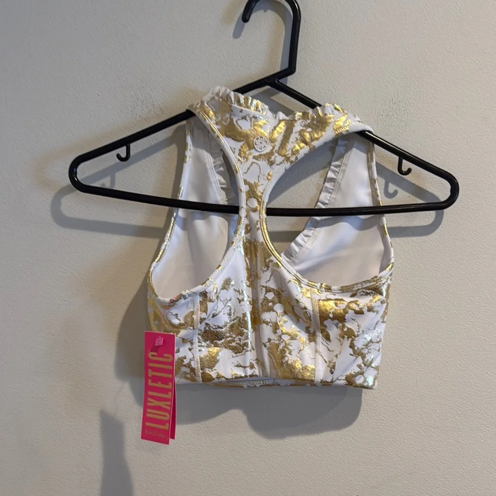 NWT Lilly Pulitzer Luxletic‎ UPF 50+ Luxletic Lindsay Sports Bra XXS